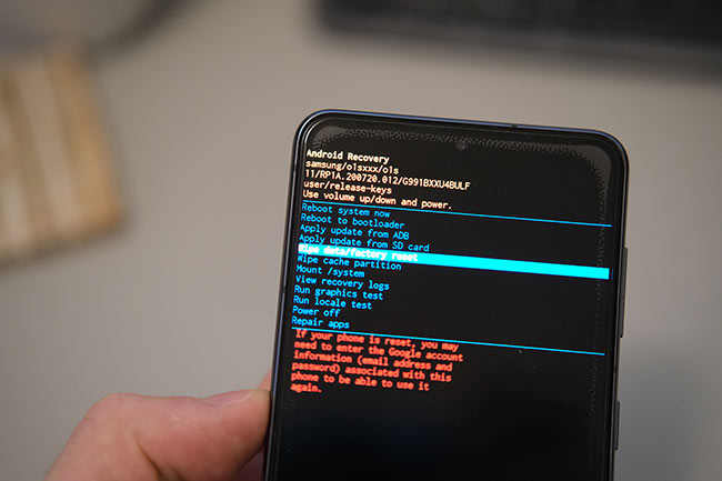 Иллюстрация: Сброс настроек на Galaxy Tab, S и Galaxy Note