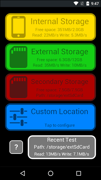 Скриншот: Disk Speed/Performance Test
