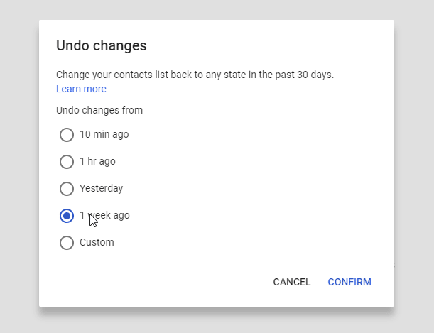 как восстановить удаленный номер телефона через Google Contacts