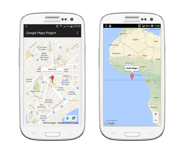 Скриншот к статье «Google Maps – мобильный навигатор для Андроид»