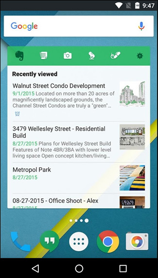 Скриншот: Evernote