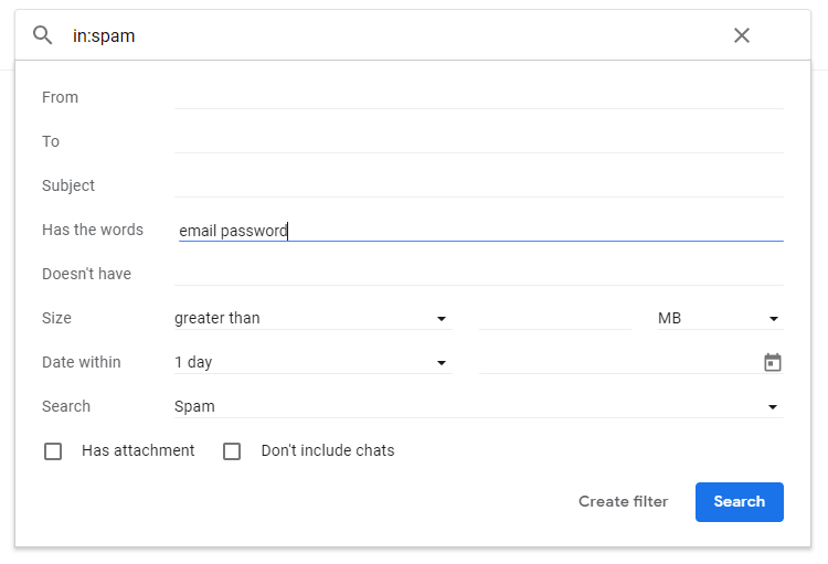 Скриншот: Метод 2: Через поиск на Gmail