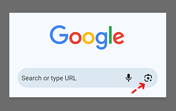 Скриншот: Поиск профиля через приложение Google Lens: вариант 2
