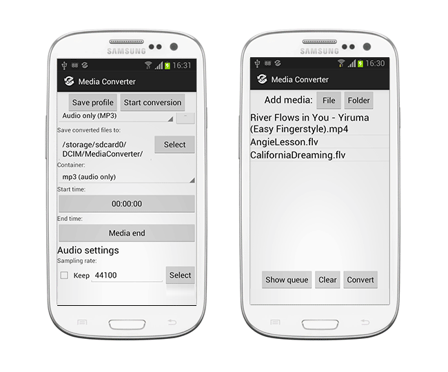 Скриншот: MP3 Video Converter
