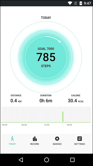 Скриншот: Скачать Step Tracker