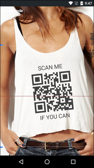 Иллюстрация: Как сканировать QR-код (на примере приложения QR & Barcode Scanner)