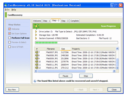 Скриншот: Разработчики Stellar Phoenix Windows Data Recovery отмечают, что процесс восстановления на картах памяти, sd