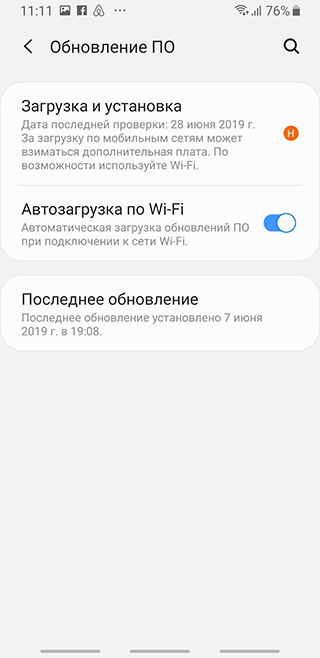 Скриншот: Версия ОС отобразится в соответствующей строке
