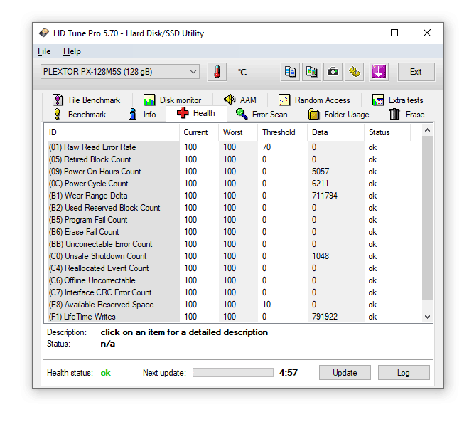 Скриншот: Скачать HDD Health