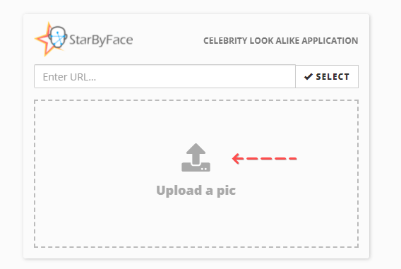 Скриншот: Перейдите на сайт starbyface.com