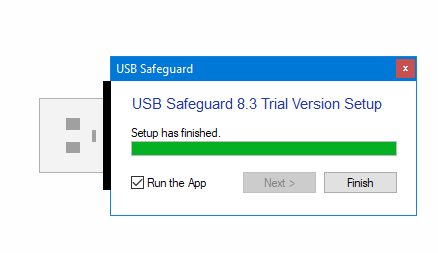 Скриншот: USB Safeguard