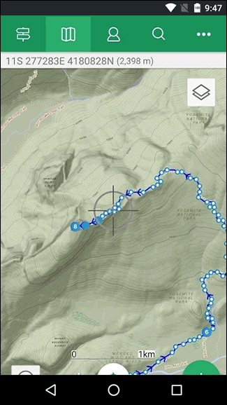 Скриншот: ViewRanger: Trail Maps for Hiking, Biking, Skiing