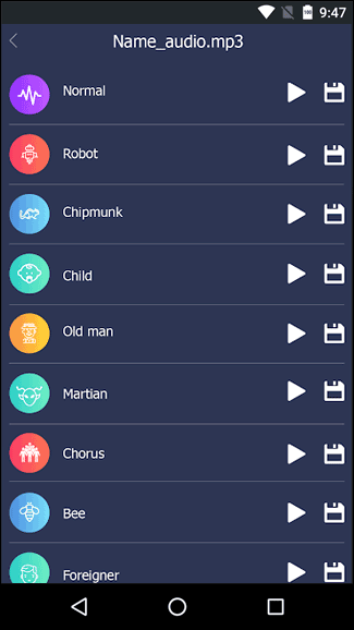 Скриншот: Скачать VoiceTooner