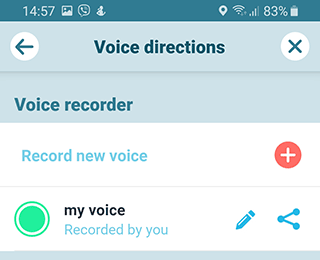 Скриншот: Назначаем ассистенту Waze свой голос: вариант 2