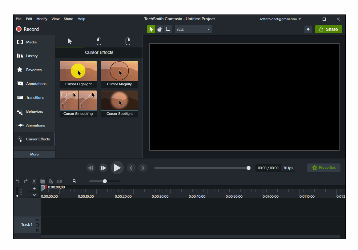 Аннотации и эффекты Camtasia